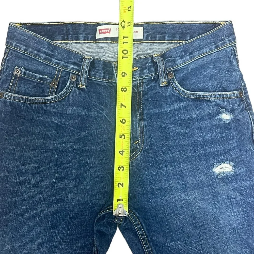 Levi's 502 Jeans Size 16 Regular Taper Size - Tag 28x28 Actual 29X31 Boys or Men - Picture 8 of 12